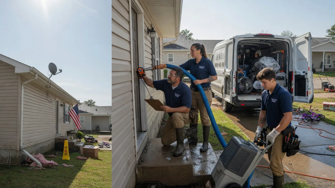 Ceiling Water Damage Restoration in Hot Springs, SD near me